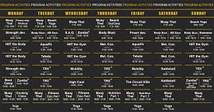 Phuketfit Activity Schedule And Classes