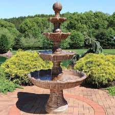 Large Tiered Ball Outdoor Fountain