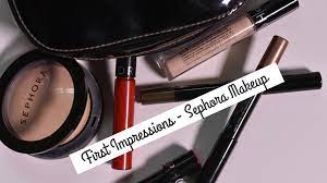first impressions sephora makeup