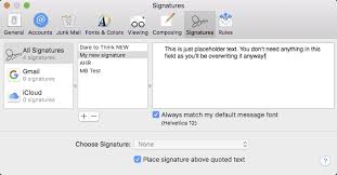 Html Email Signature In Apple Mail Dare To Think