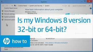 Plus it also makes it clear what the minimum. Is My Windows 8 Version 32 Bit Or 64 Bit Hp Youtube