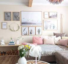 how to decorate a large wall in the
