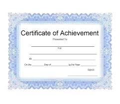 Free Printable Certificates Of Achievement Outstanding
