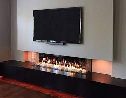 Linear Fireplaces Modern Frameless