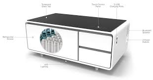 3.7 out of 5 stars 9. Sobro Smart Coffee Table W Fridge Speakers Led Lights And Charging Ports