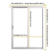 full lite sliding patio door