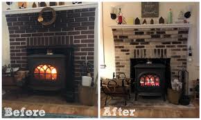 lime to whitewash a brick fireplace