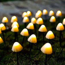 Mushroom Solar Powered