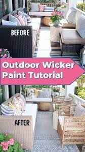 How To Spray Paint Outdoor Resin Wicker