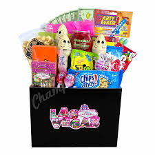 s night out gift basket chagne