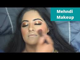mehndi makeup tutorial easy step by