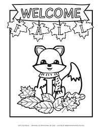 fall coloring pages fun loving families