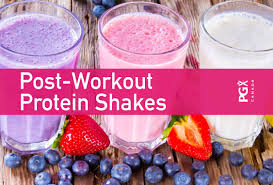 protein shakes after a workout