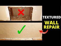 Repair A Textured Wall Drywall Patch