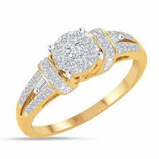 now forever 14kt gold diamond ring size 9