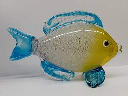 Beautiful Large Murano Art Glass Fish
