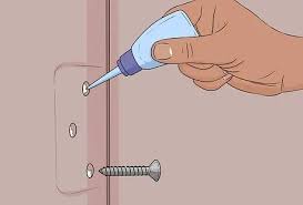 how to fix stripped door hinge holes