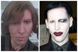 marilyn manson without makeup looks