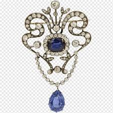 sapphire jewellery ruby lane brooch