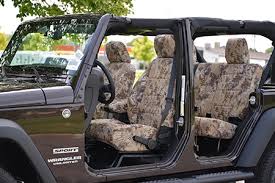 Car Or Truck With Camo Seat Covers