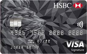hsbc visa signature credit cards
