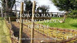 how to make a willow garden hurdle