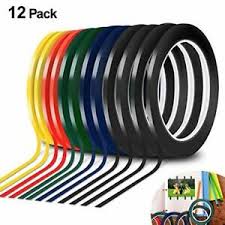 Details About 12pcs Graphic Chart Tape Art Tape Whiteboard Tape Vinyl Tape 3mm Width