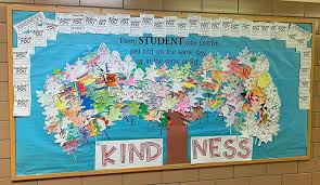 Bulletin board decorating ideas for classroom teachers. 48 Kindness Trees To Nurture Friendship Character Traits Ripple Kindness Project