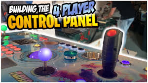 4 player arcade control panel