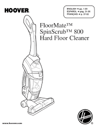 hoover floormate spinscrub 800 owner s
