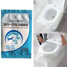50 Pcs Disposable Toilet Seat Cover For