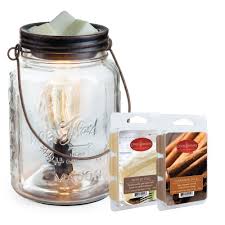 clear mason jar fragrance warmer gift