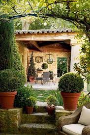 Tuscan Garden Backyard Patio Designs