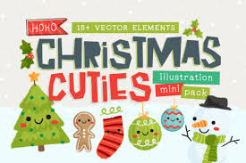 Christmas Cuties Illustration Mini Pack Graphic By Reg Silva Art Shop Creative Fabrica