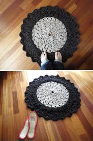 learn making t shirt yarn crochet rug