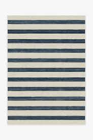 sumi sailor stripe navy rug ruggable