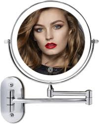 Led Lighted Wall Mounted Makeup Mirror