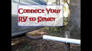 how to connect your rv to home sewer