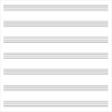 Music Staff Paper 8 Free Download For Pdf Word