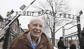 Steven Spielberg warns Holocaust survivors at Auschwitz of new threats to Jews
