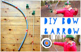 diy bow and arrow for kids the