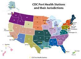 port health station contact list map