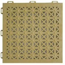 greatmats staylock perforated tan 12 in