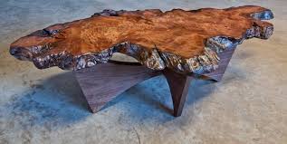 Reclaimed Redwood And Walnut Coffee Table