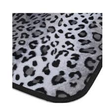 leopard print car truck carpet front