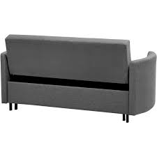 Modern Grey 2 Seater Sofa Bed Sleeping