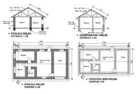 Straw Bale And Brick Dwelling House