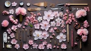 Cherry Blossom Desktop Paper Flowers