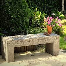 Concrete Or Wood Garden Bench Ideas