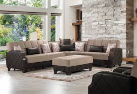 molina lyon brown sectional sofa